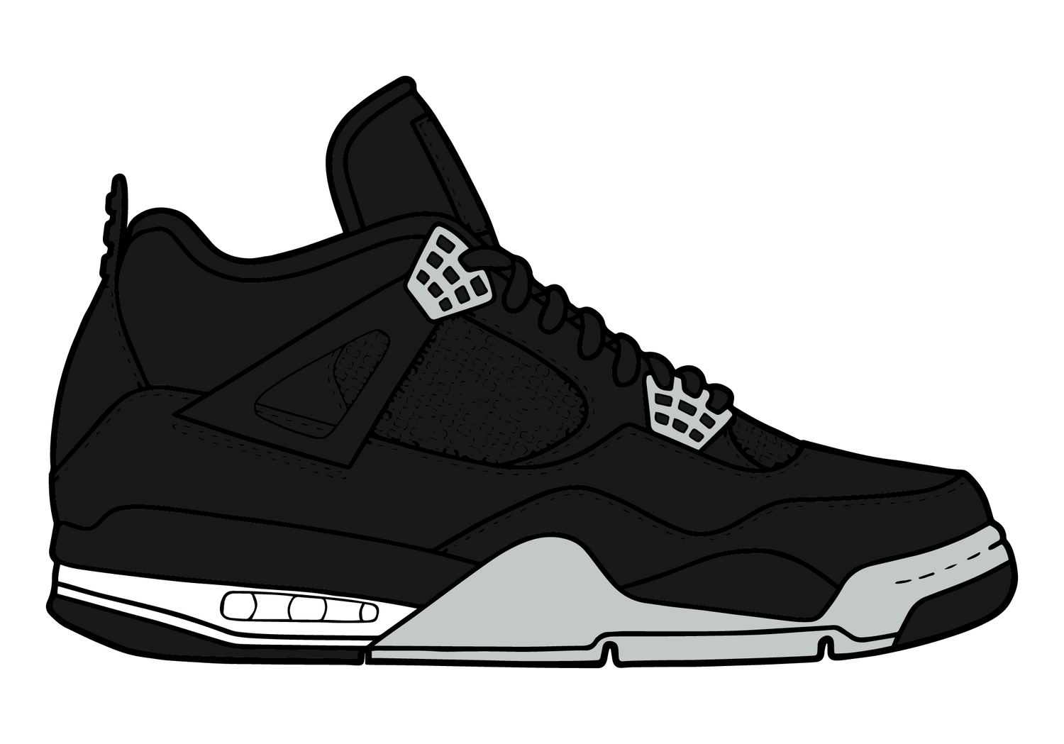 Black Canvas 4s Collection
