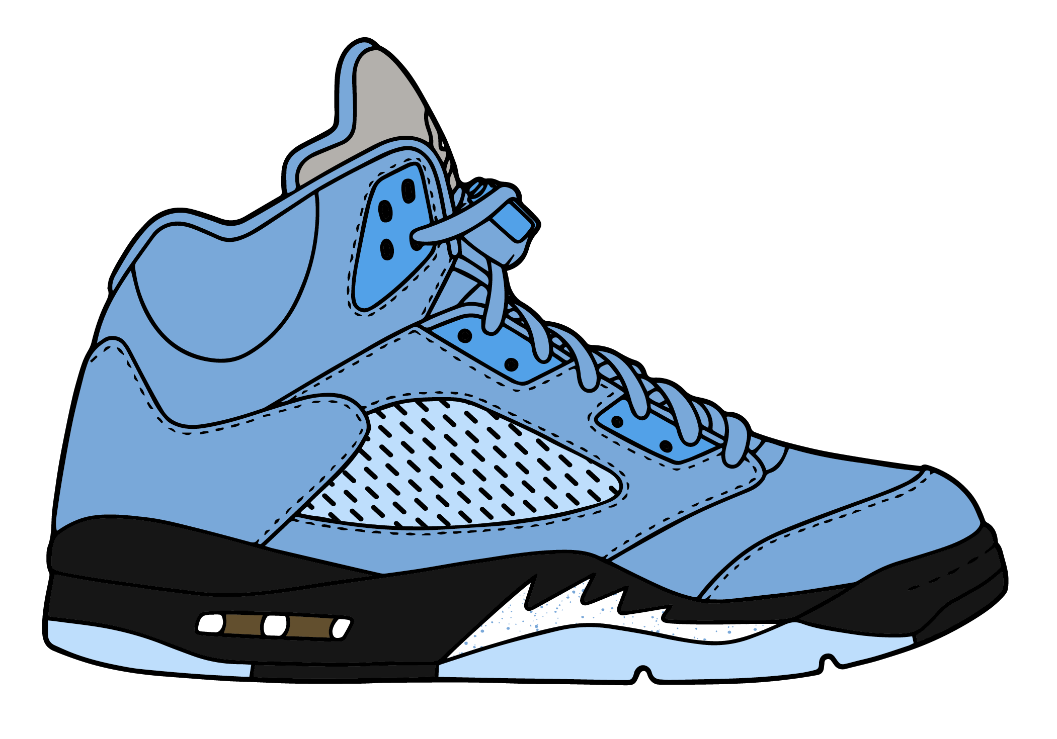 cartoon jordan 5