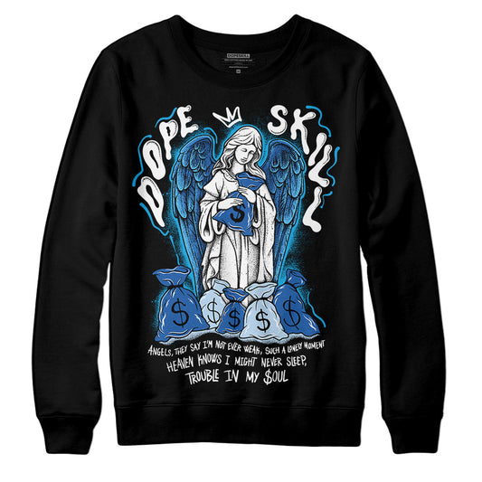 Jordan 11 Low “Space Jam” DopeSkill Sweatshirt Angels Graphic Streetwear - Black