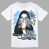 Jordan 9 Powder Blue DopeSkill T-Shirt NPC Graphic Streetwear - White