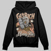 Jordan 4 Retro Cozy Girl DopeSkill Hoodie Sweatshirt Get Rich Graphic Streetwear - black