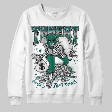 ASICS Gel-1130 'White Dark Neptune' DopeSkill Sweatshirt Threat Graphic Streetwear - White