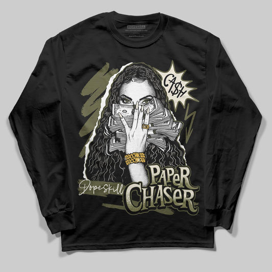 Jordan 3 “Medium Olive” aka “Family Affair” DopeSkill Long Sleeve T-Shirt NPC Graphic Streetwear - Black
