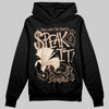 Jordan 4 Retro Cozy Girl DopeSkill Hoodie Sweatshirt Speak It Graphic Streetwear - Black