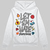 Grey Sneakers DopeSkill Hoodie Sweatshirt Let 'em Hate Graphic Streetwear - White