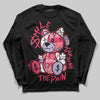 Jordan 5 Low “Peanut Butter Jelly” DopeSkill Long Sleeve T-Shirt Smile Through The Pain Graphic Streetwear - Black