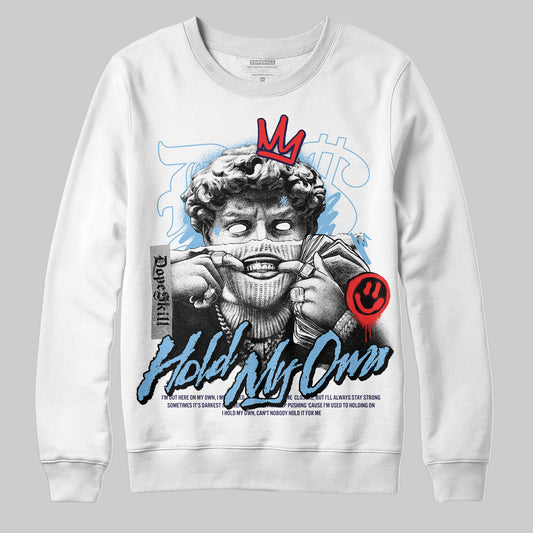 University Blue Sneakers DopeSkill Sweatshirt In My Way Graphic Streetwear - White