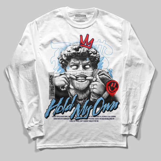 University Blue Sneakers DopeSkill Long Sleeve T-Shirt In My Way Graphic Streetwear - White
