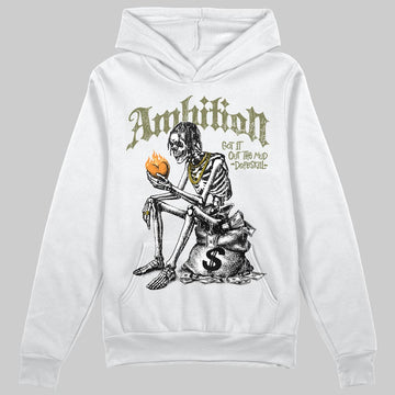 Olive Sneakers DopeSkill Hoodie Sweatshirt Ambition Graphic Streetwear - White