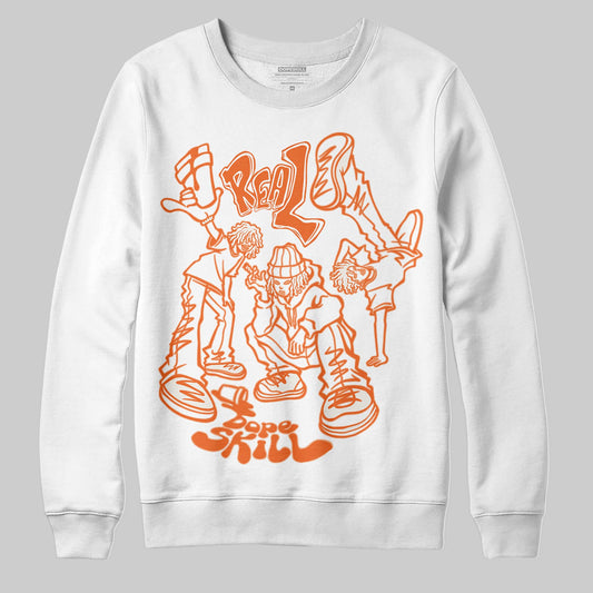 Jordan 1 Retro High OG Shattered Backboard (2025) DopeSkill Sweatshirt Real Y2K Players Graphic Streetwear - White