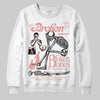 Jordan 40 “Dusty Rose” DopeSkill Sweatshirt Broken Bones Graphic Streetwear - White