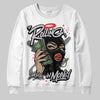 Grey Sneakers DopeSkill Sweatshirt Rolling in Money Graphic Streetwear - White