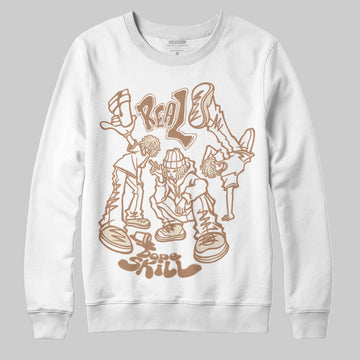 Jordan 4 Retro Cozy Girl DopeSkill Sweatshirt Real Y2K Players Graphic Streetwear - White