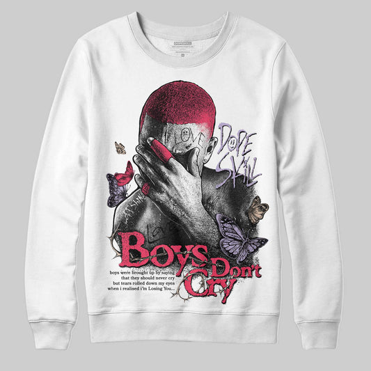 Jordan 5 Low “Peanut Butter Jelly” DopeSkill Sweatshirt Boys Don't Cry Graphic Streetwear - White