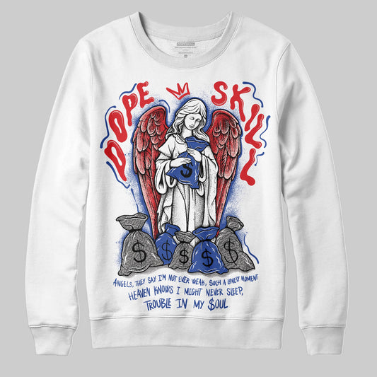 Jordan 3 “Seoul 2.0” DopeSkill Sweatshirt Angels Graphic Streetwear - White