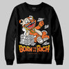Jordan 3 “Starfish” DopeSkill Sweatshirt Born To Be Rich Graphic Streetwear - Black