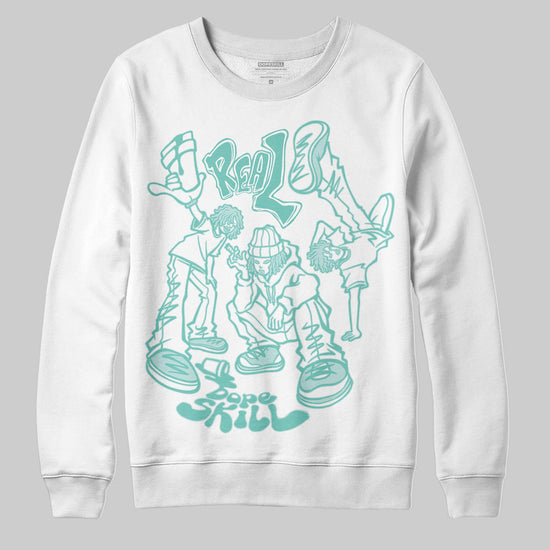 Jordan 11 Low "Igloo" DopeSkill Sweatshirt Real Y2K Players Graphic Streetwear - White