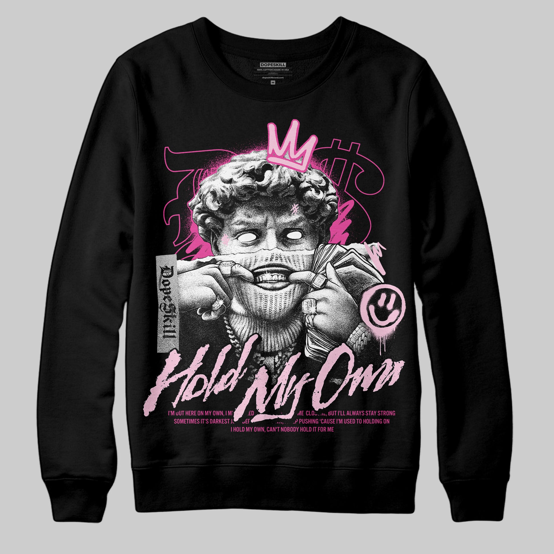 Dunk Low Triple Pink DopeSkill Sweatshirt In My Way Graphic Streetwear Black