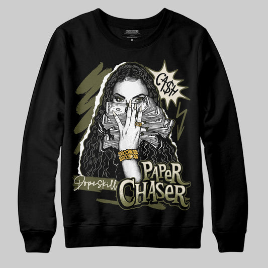 Jordan 3 “Medium Olive” aka “Family Affair” DopeSkill Sweatshirt NPC Graphic Streetwear - Black