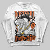 Jordan 1 Retro High OG Shattered Backboard (2025) DopeSkill Long Sleeve T-Shirt Sorry I've Been Trappin Graphic Streetwear - White