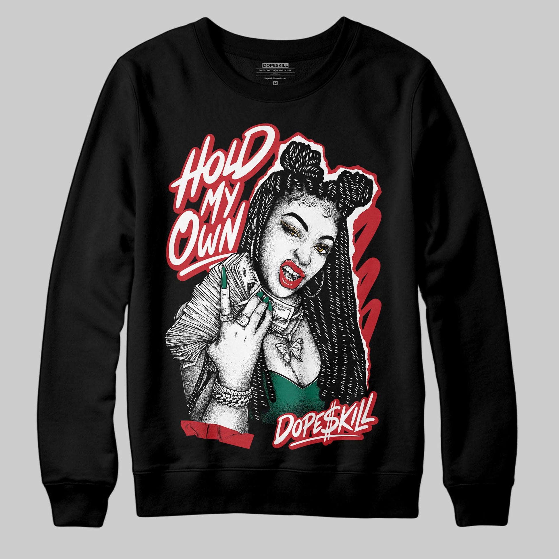 Jordan 3 Mexico 'El Vuelo' DopeSkill Sweatshirt New H.M.O Graphic Streetwear - Black