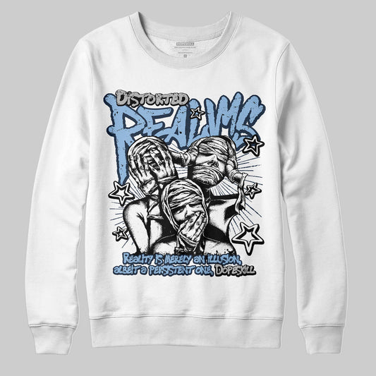 Asics Gel-Cumulus 16 Wash/Independence Blue DopeSkill Sweatshirt Distorted Realms Graphic Streetwear - White