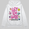 Pink Sneakers DopeSkill Hoodie Sweatshirt Let 'em Hate Graphic Streetwear - White