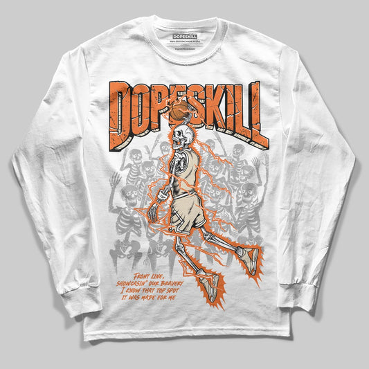 Jordan 3 “Starfish” DopeSkill Long Sleeve T-Shirt Thunder Dunk Graphic Streetwear - White