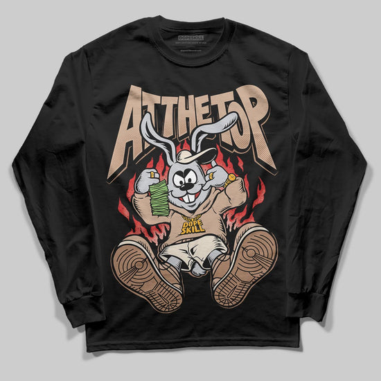 Jordan 4 Retro Cozy Girl DopeSkill Long Sleeve T-Shirt At The Top Graphic Streetwear - Black