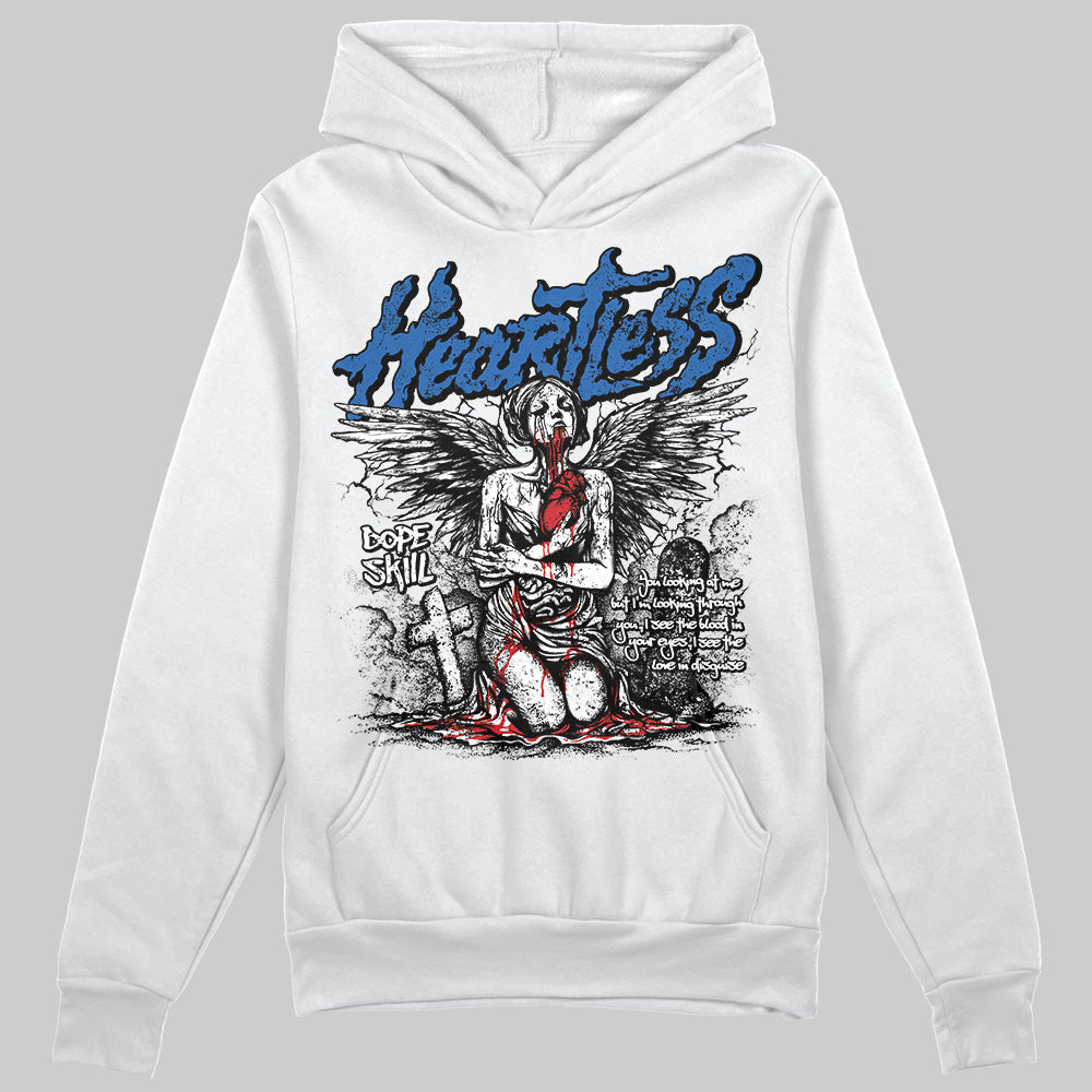 Jordan 11 Low “Space Jam” DopeSkill Hoodie Sweatshirt Heartless Graphic Streetwear - White