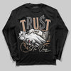 Jordan 4 Retro Cozy Girl DopeSkill Long Sleeve T-Shirt Trust No One Graphic Streetwear - black