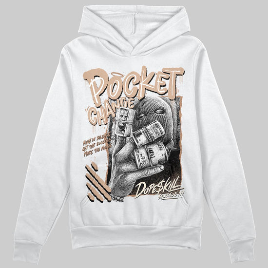 Jordan 4 Retro Cozy Girl DopeSkill Hoodie Sweatshirt Pocket Change Graphic Streetwear - White