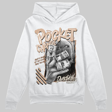 Jordan 4 Retro Cozy Girl DopeSkill Hoodie Sweatshirt Pocket Change Graphic Streetwear - White