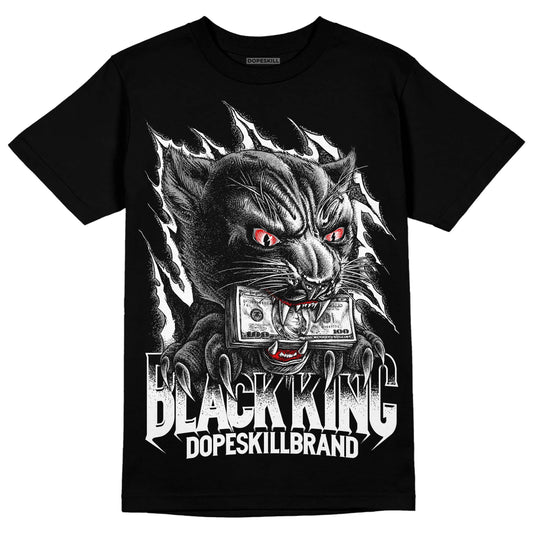 Dunk Low Panda White Black DopeSkill T-Shirt Black King Graphic Streetwear - Black