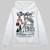 Jordan 11 “Bred Velvet” DopeSkill Hoodie Sweatshirt Broken Bones Graphic Streetwear - WHite