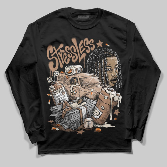 Jordan 4 Retro Cozy Girl DopeSkill Long Sleeve T-Shirt Stressless Graphic Streetwear - black