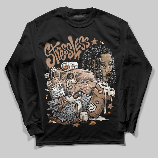 Jordan 4 Retro Cozy Girl DopeSkill Long Sleeve T-Shirt Stressless Graphic Streetwear - black