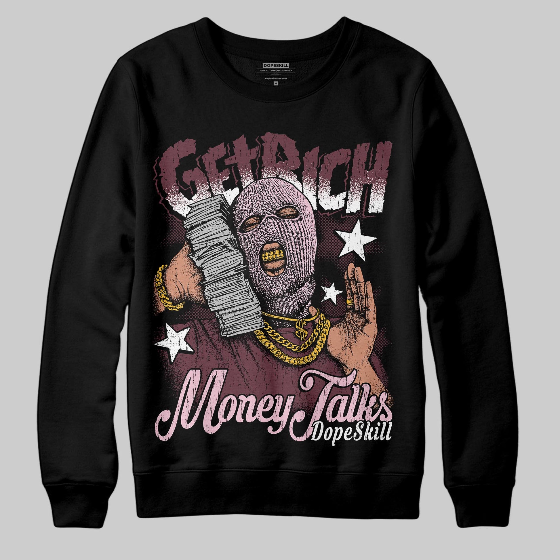 Asics Gel-Cumulus 16 "Port Royal" DopeSkill Sweatshirt Get Rich Graphic Streetwear - Black