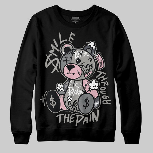 Air Max 95 OG “Pink Foam” DopeSkill Sweatshirt Smile Through The Pain Graphic Streetwear - Black