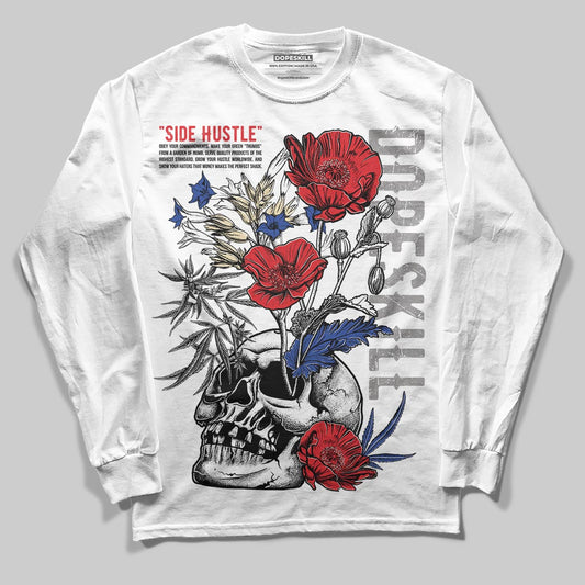 Jordan 3 “Seoul 2.0” DopeSkill Long Sleeve T-Shirt Side Hustle Graphic Streetwear - White