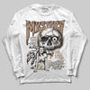 Jordan 4 Retro Cozy Girl DopeSkill Long Sleeve T-Shirt Mystery Ghostly Grasp Graphic Streetwear - White