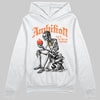 Orange, Black and White Sneakers DopeSkill Hoodie Sweatshirt Ambition Graphic Streetwear - White