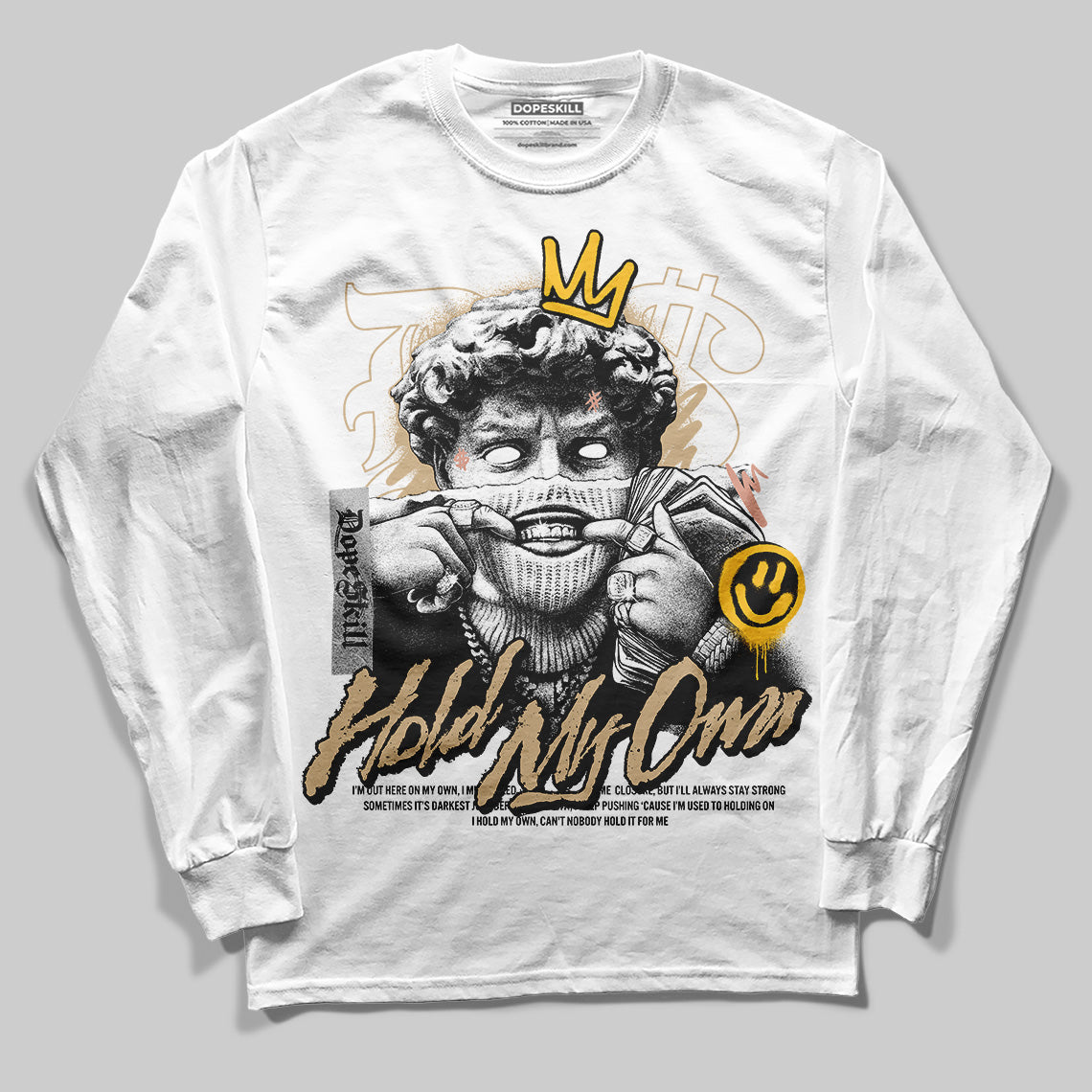 TAN Sneakers DopeSkill Long Sleeve T-Shirt In My Way Graphic Streetwear - White
