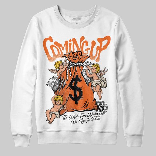 Jordan 3 “Starfish” DopeSkill Sweatshirt Money Bag Coming Up Graphic Streetwear - White