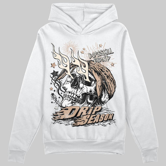 Jordan 4 Retro Cozy Girl DopeSkill Hoodie Sweatshirt Drip Season Graphic Streetwear - White