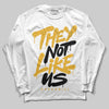 Jordan 5 'Tokyo' DopeSkill Long Sleeve T-Shirt They Not Like Us Graphic Streetwear - White