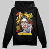 Yellow Sneakers DopeSkill Hoodie Sweatshirt Living My Best Life Graphic Streetwear - Black
