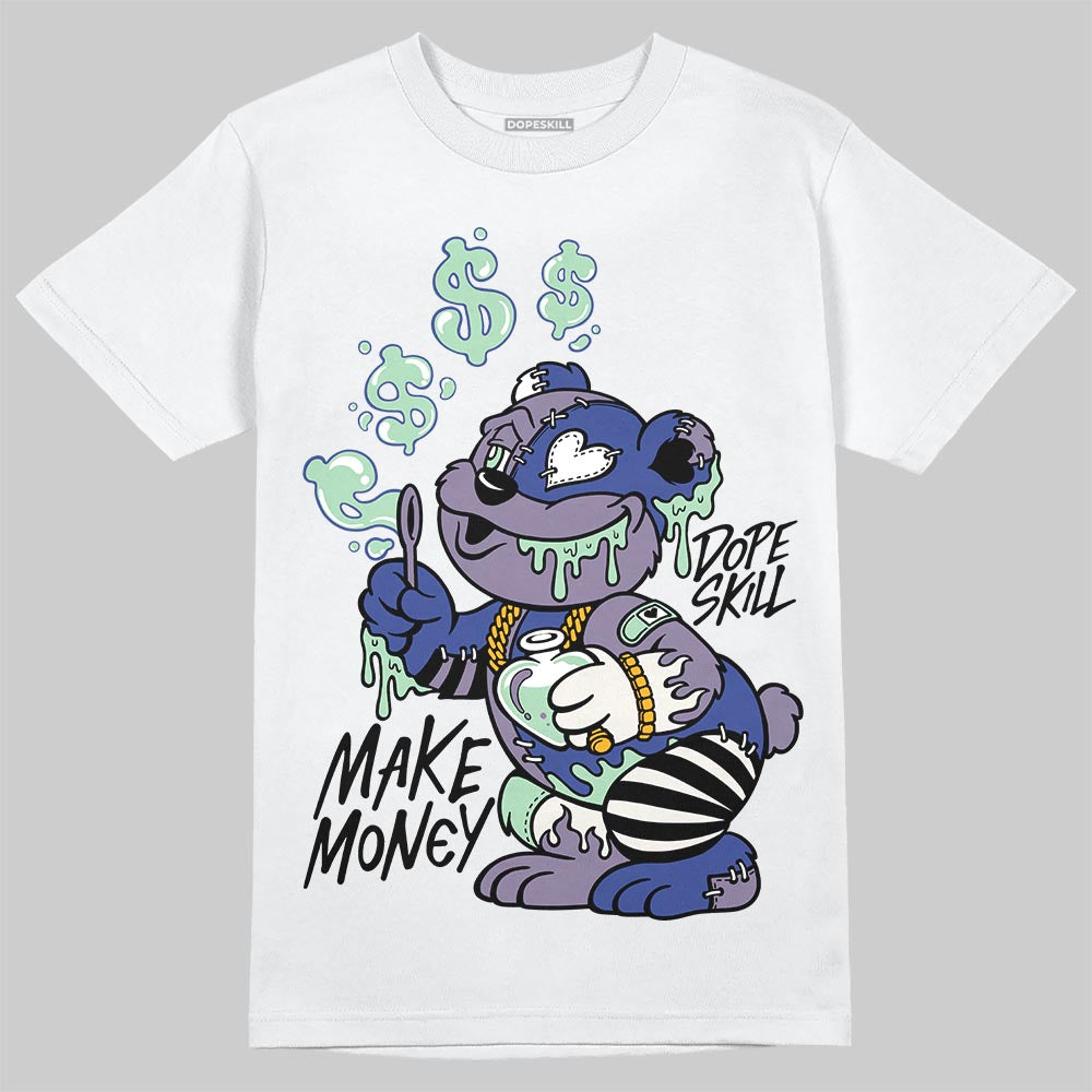 Jordan 1 Retro Low OG Zion Williamson Voodoo Alternate DopeSkill T-Shirt Make Money Graphic Streetwear - White