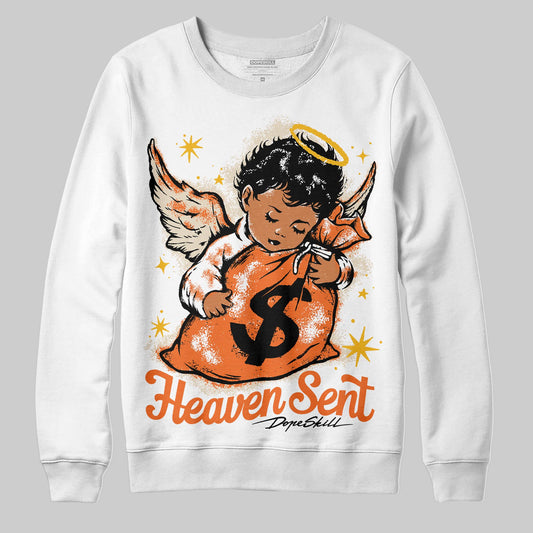Jordan 3 “Starfish” DopeSkill Sweatshirt Heaven Sent Graphic Streetwear - White