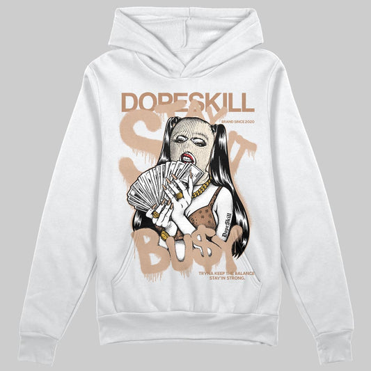 Jordan 4 Retro Cozy Girl DopeSkill Hoodie Sweatshirt Stay It Busy Graphic Streetwear - White